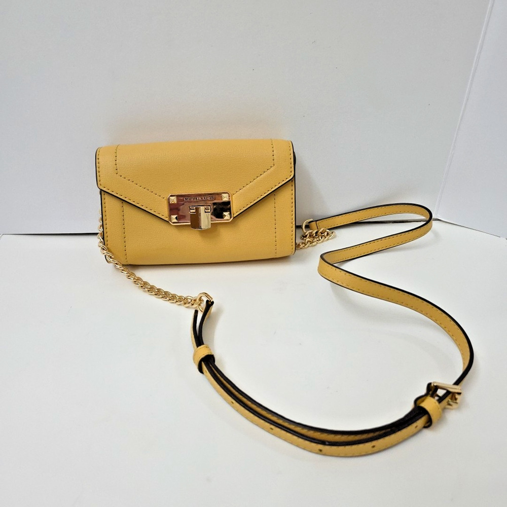 Rare Michael Kors Kinsley Small Leather Convertible Belt Or Crossbody Purse - Picture 2 of 13